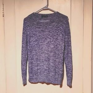 Blue and White Sweater